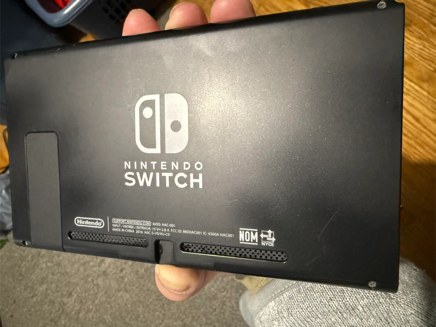 Nintendo Switch Console - Grey Joy-Cons, Box Included - photo 5