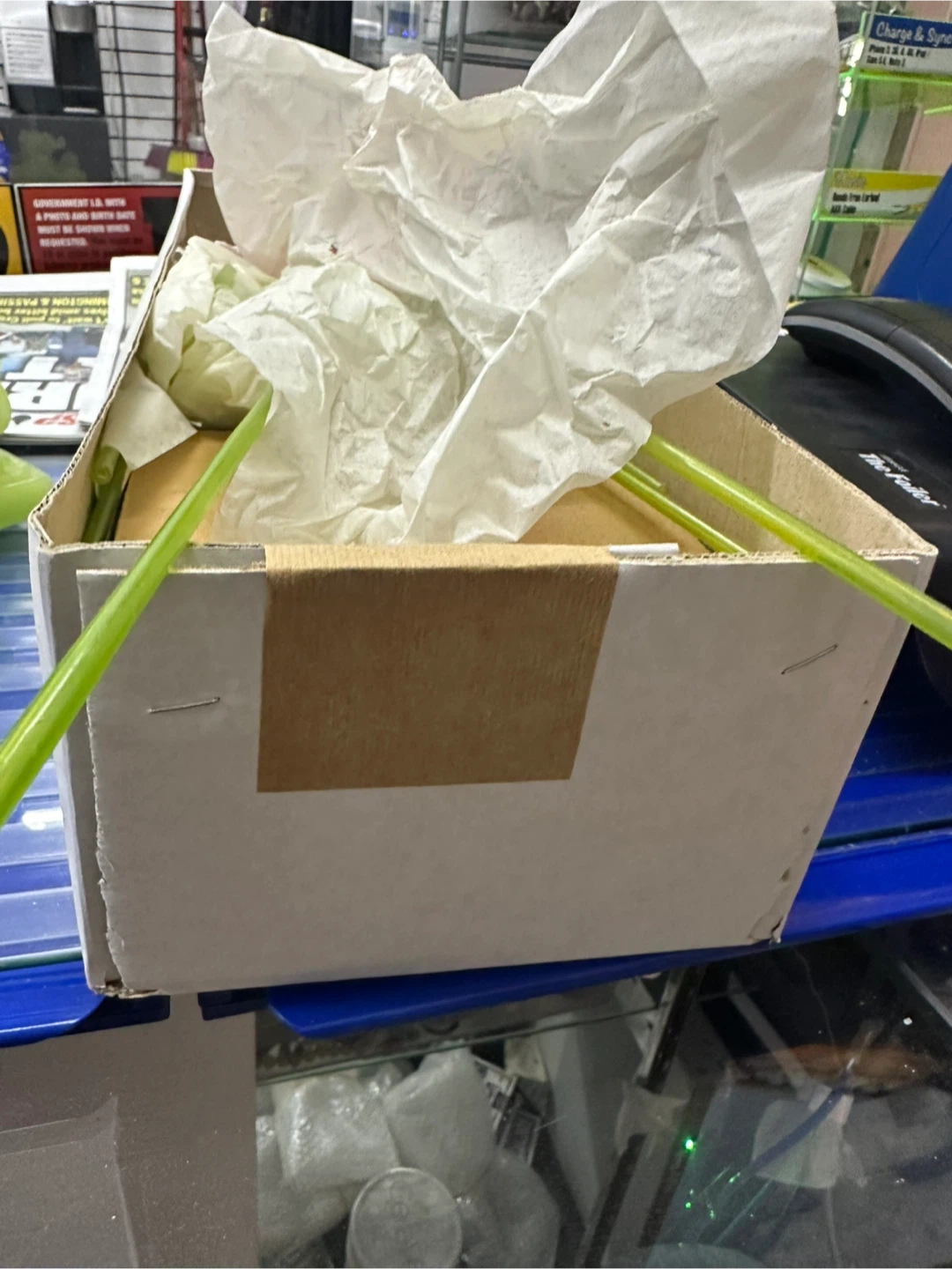 Artificial Red Rose in Box