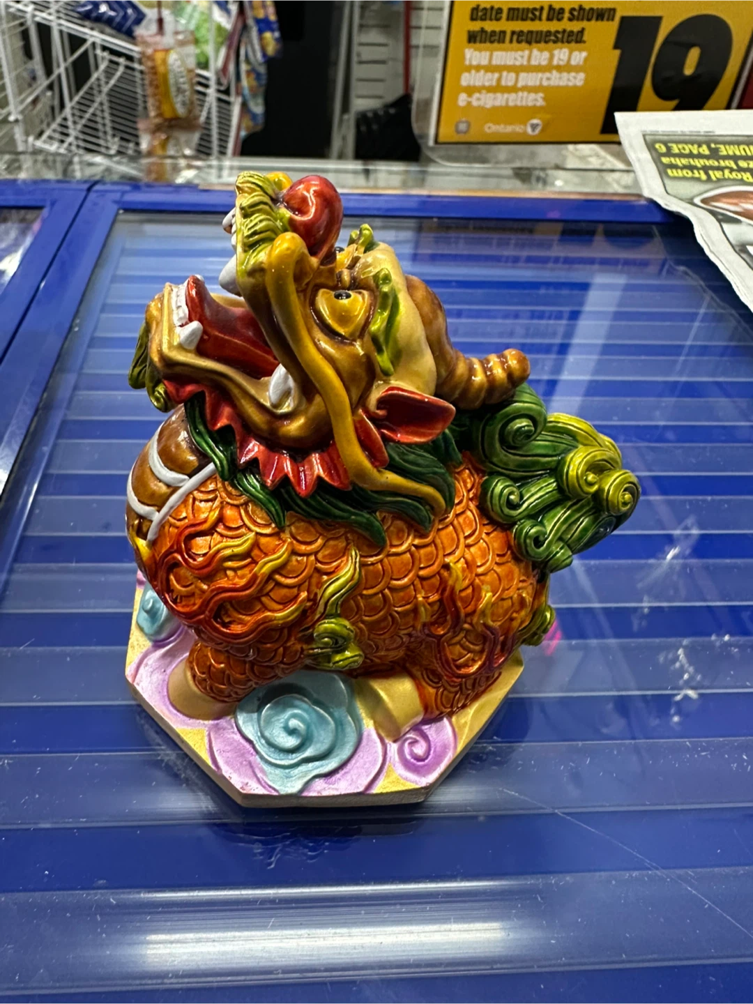 Foo Dog Statue Figurine - photo 5