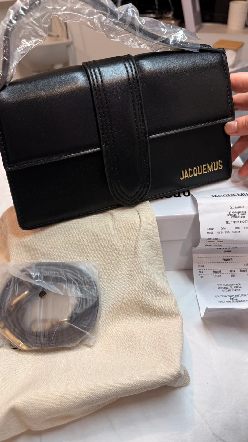 Jacquemus Le Bambino Black Leather Bag - photo 2