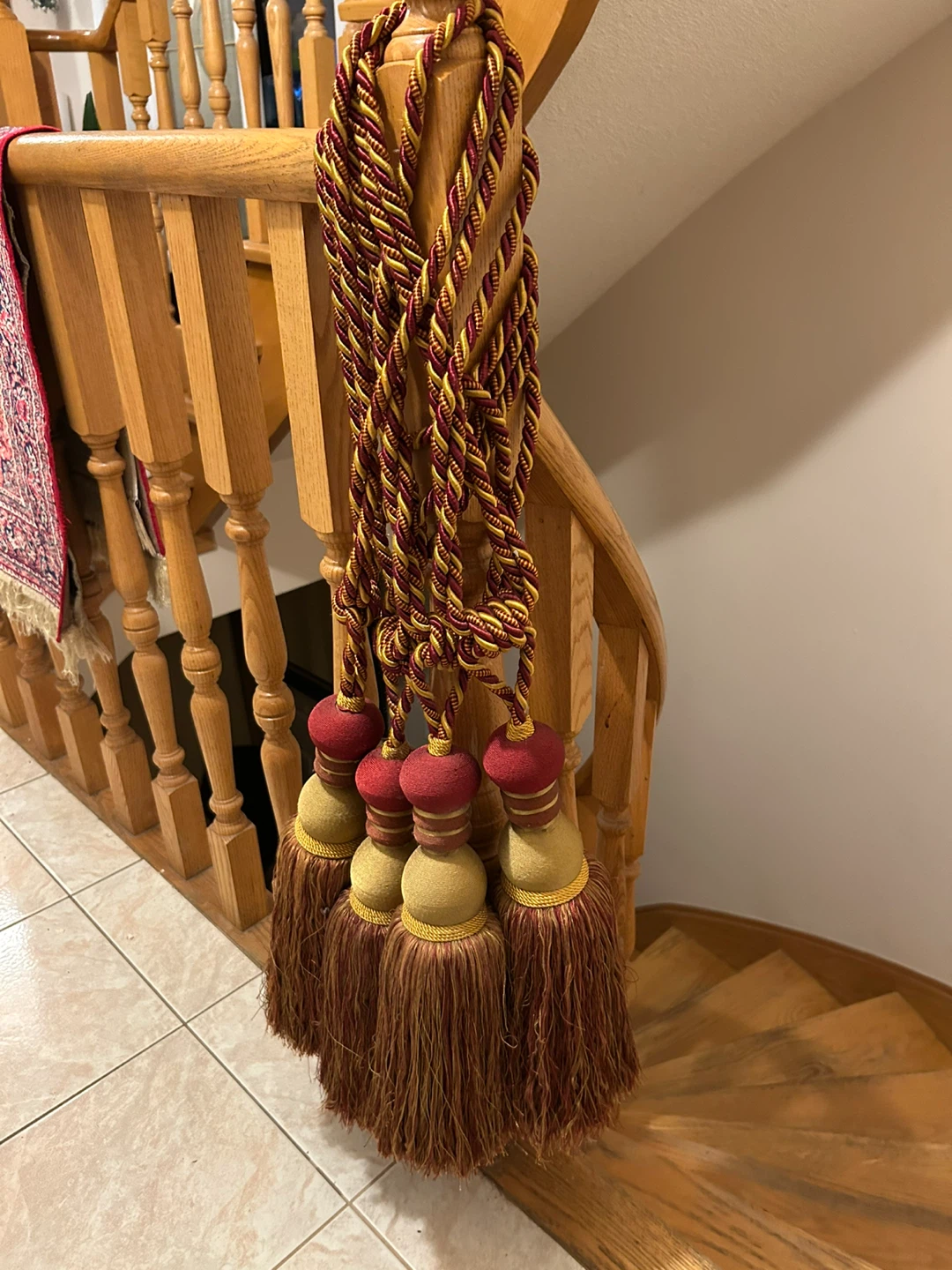 Decorative Burgundy & Gold Tassels $18 each - photo 3