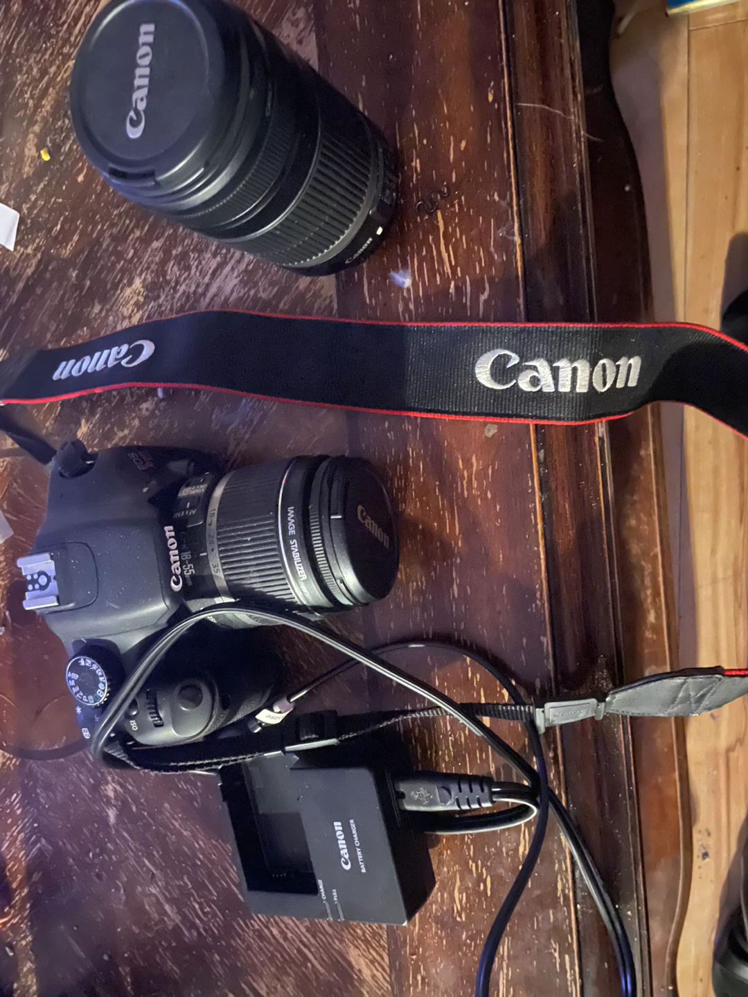 Canon EOS Rebel Camera with Lens & Charger