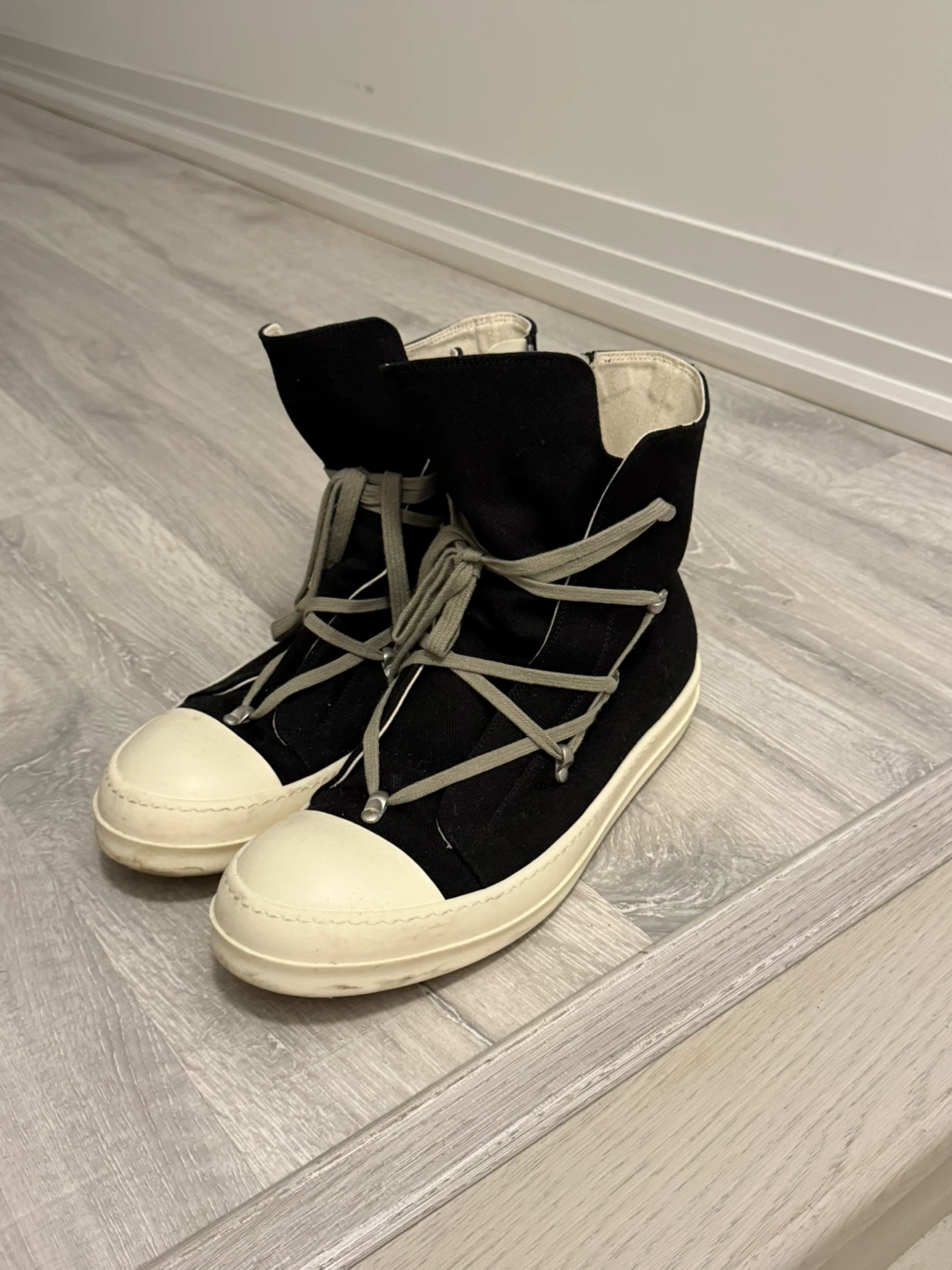 Rick Owens DRKSHDW Ramones High Top Sneakers