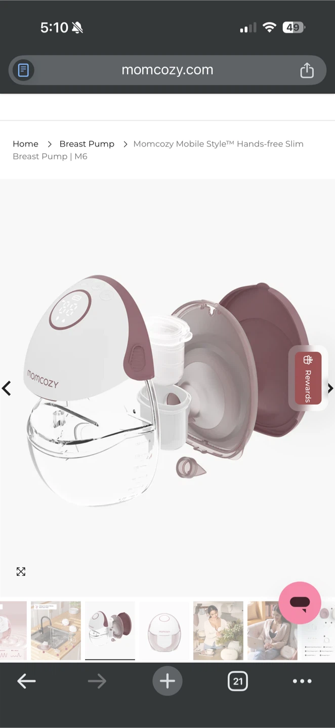 Momcozy Mobile Style Hands-Free Breast Pump M9 - photo 3