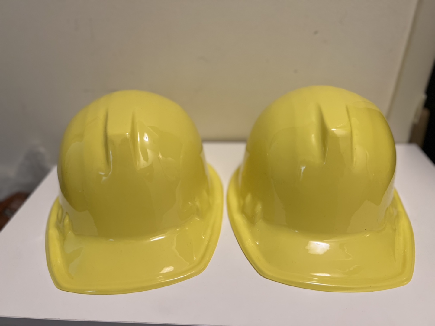 Two Yellow Hats-Plastic