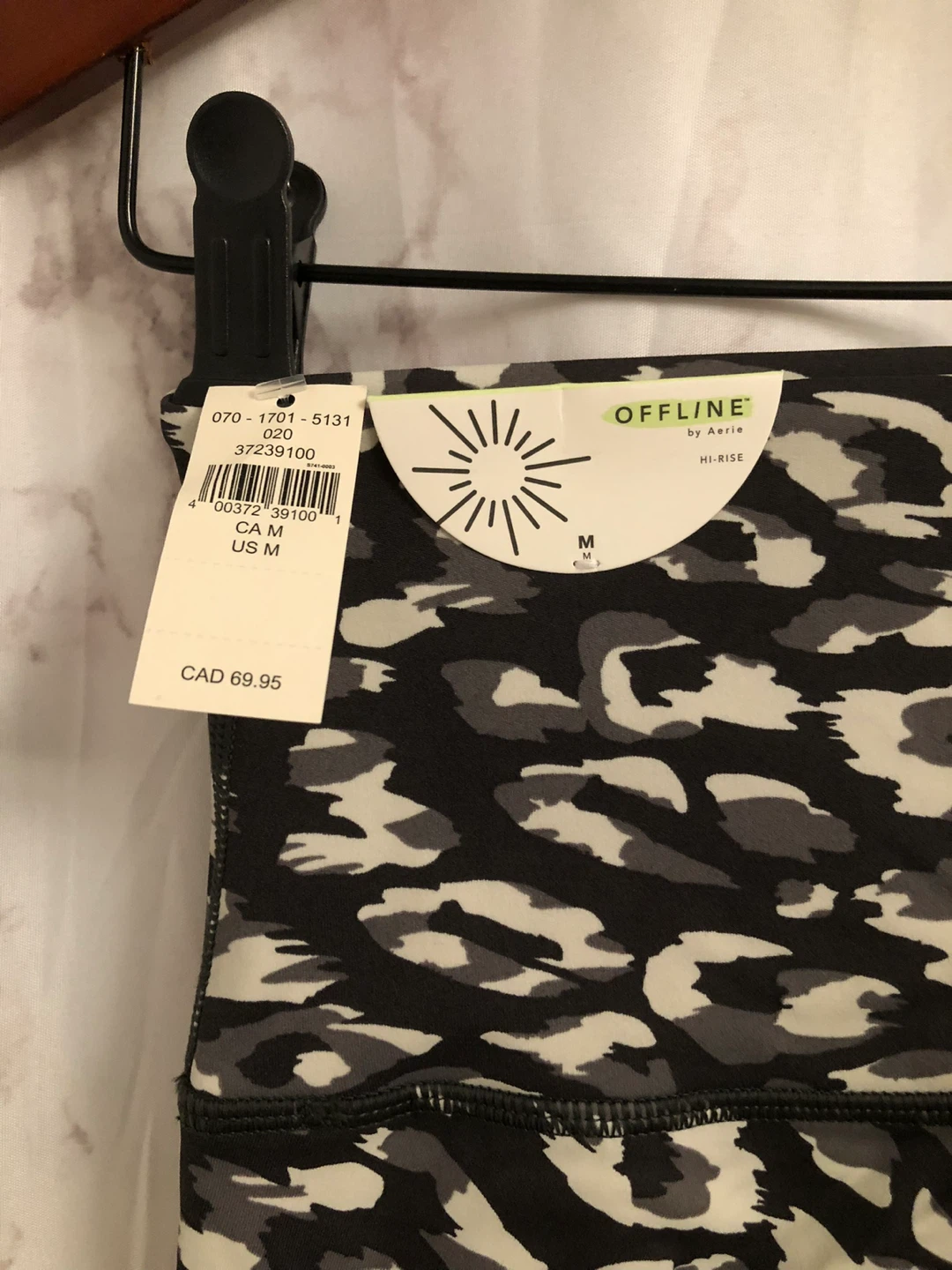 Aerie Offline Hi-Rise Leopard Print Leggings - Size M
