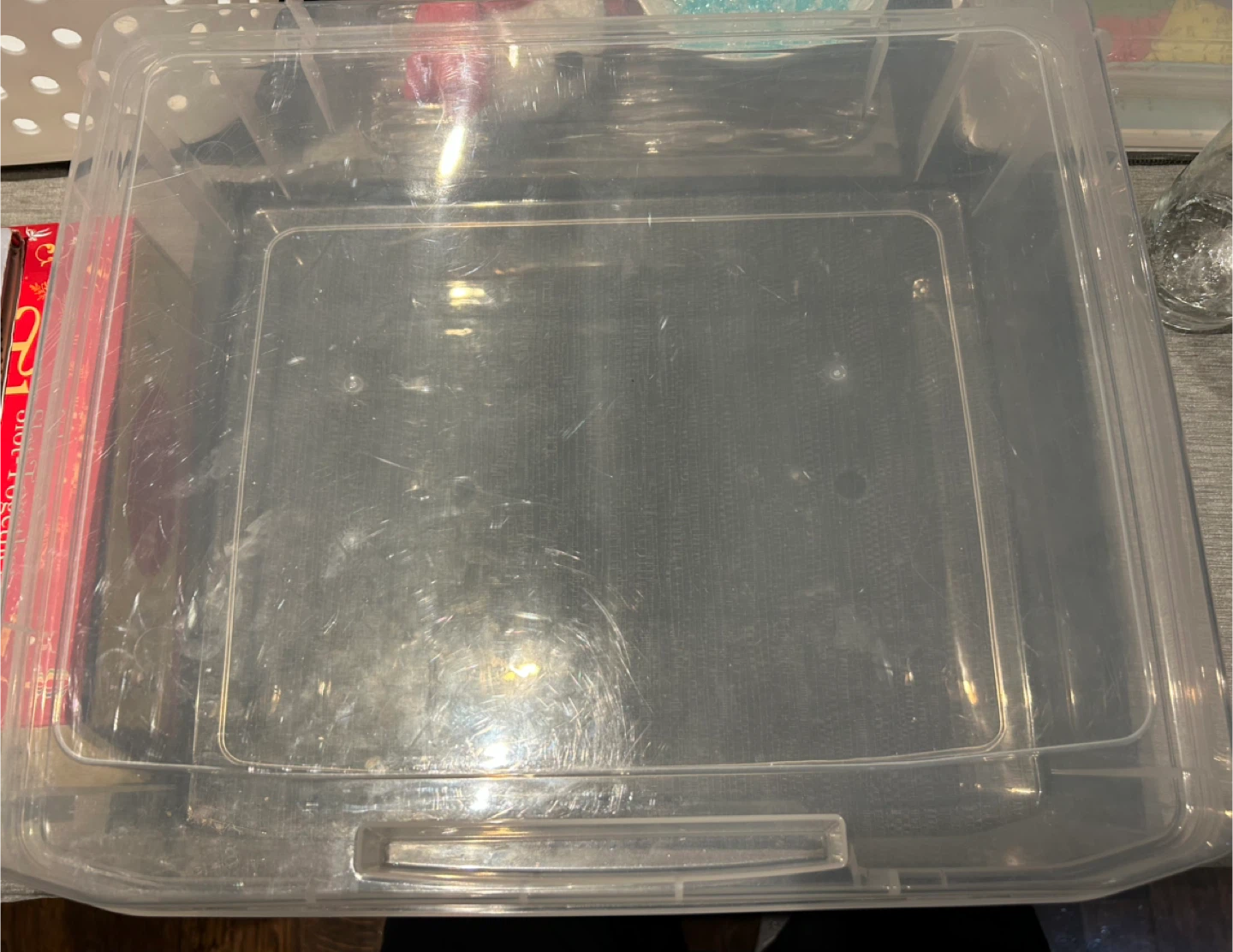 🧡Clear Plastic Storage Box - photo 2