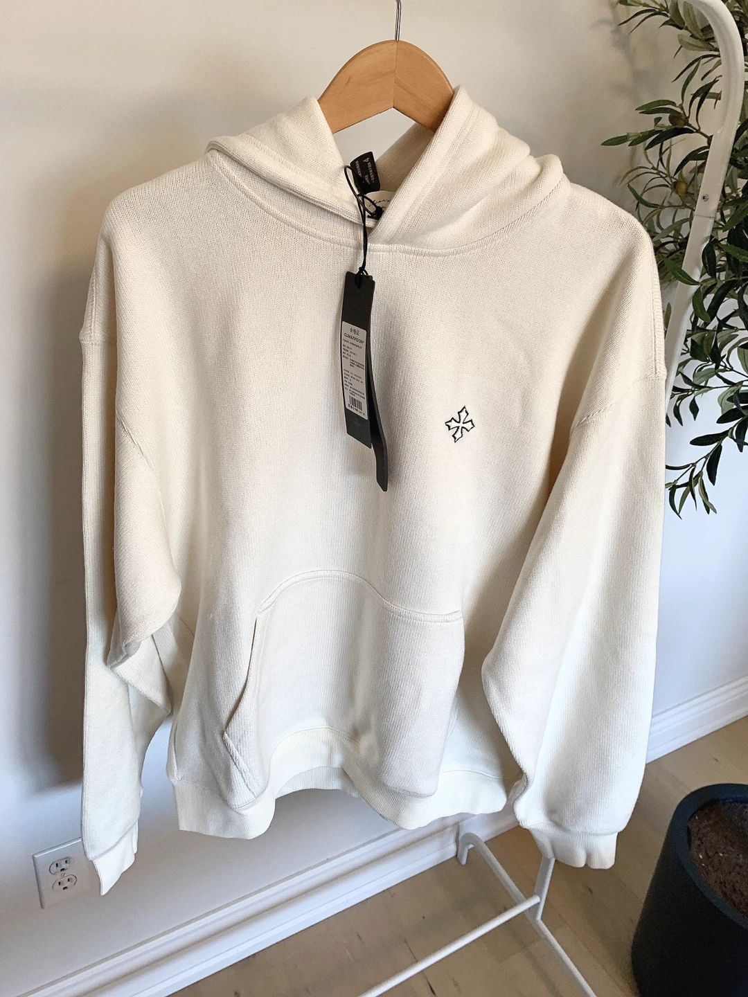 Heavyweight Knit Hoodie | Size L | New with Tags