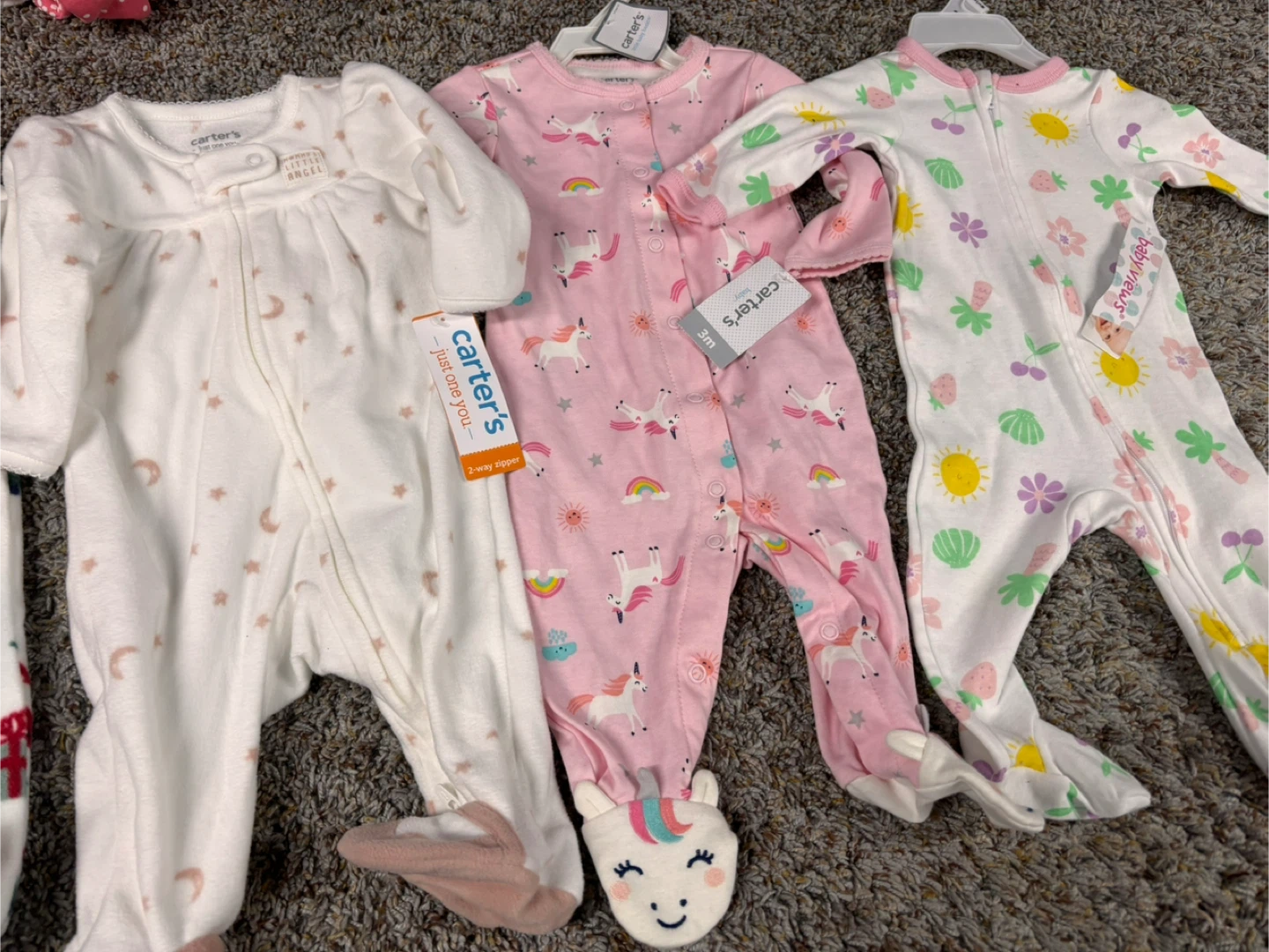 Carter's Size 0- 3M Footed Pajamas - Bundle of 6 - photo 4