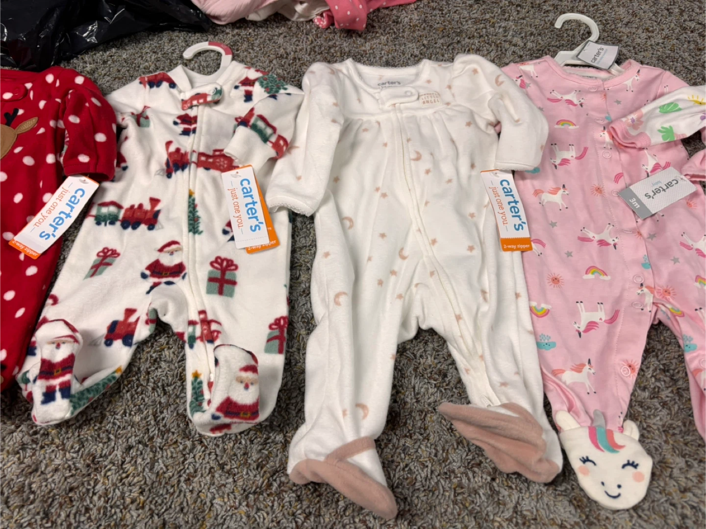 Carter's Size 0- 3M Footed Pajamas - Bundle of 6 - photo 5