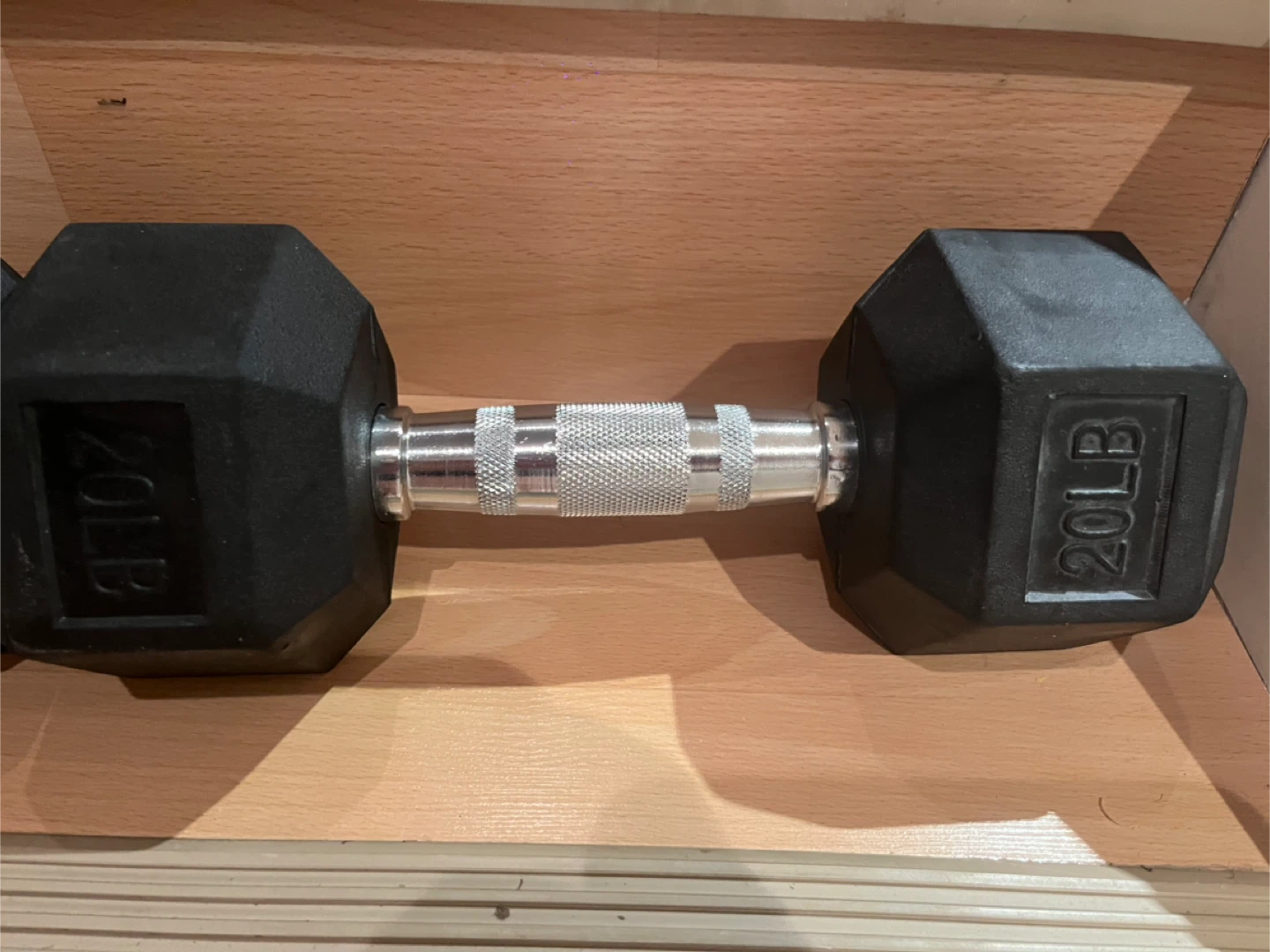Pair of 20LB Hex Dumbbells - photo 4