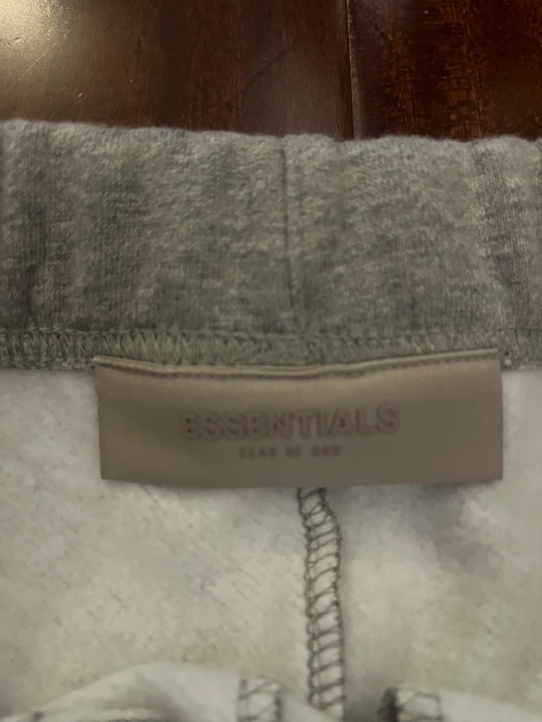 Essentials Fear of God Dark Oatmeal Sweatpants - photo 5