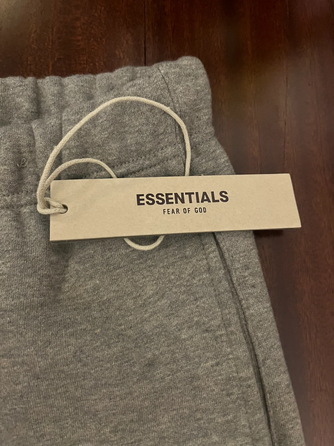 Essentials Fear of God Dark Oatmeal Sweatpants - photo 4