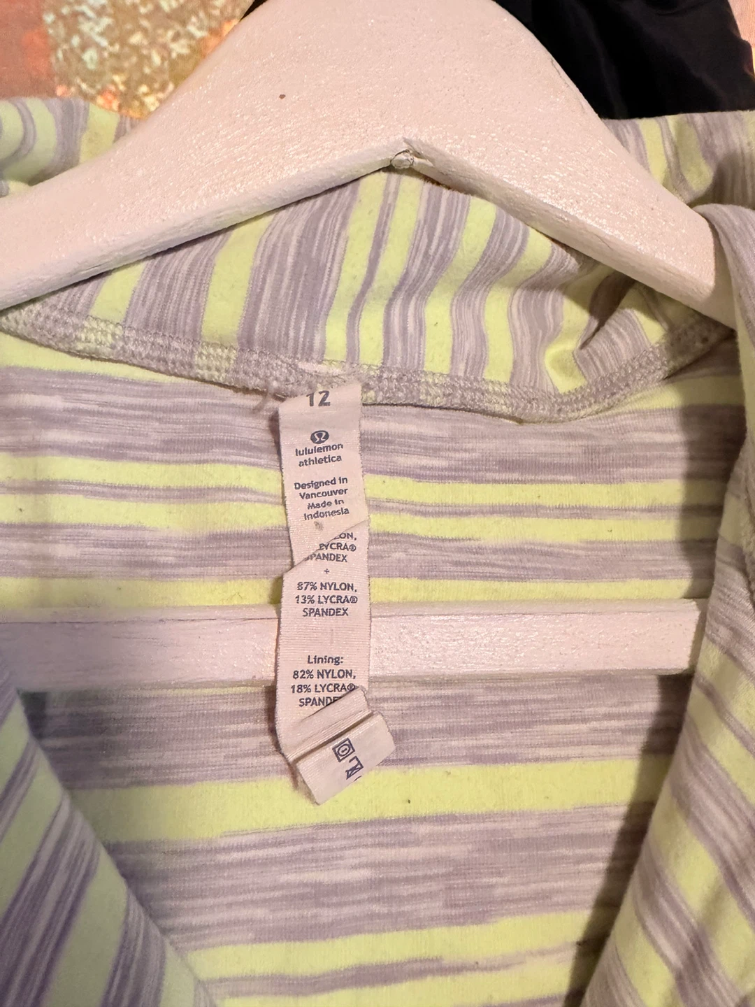 Lululemon Striped Jacket Size 12 - photo 3