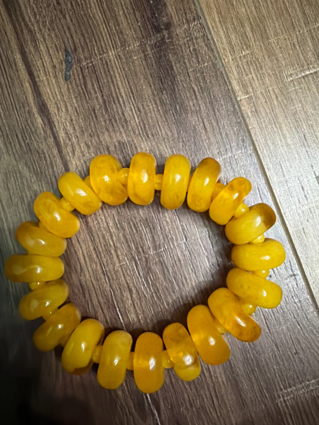 Yellow Beaded Bracelet