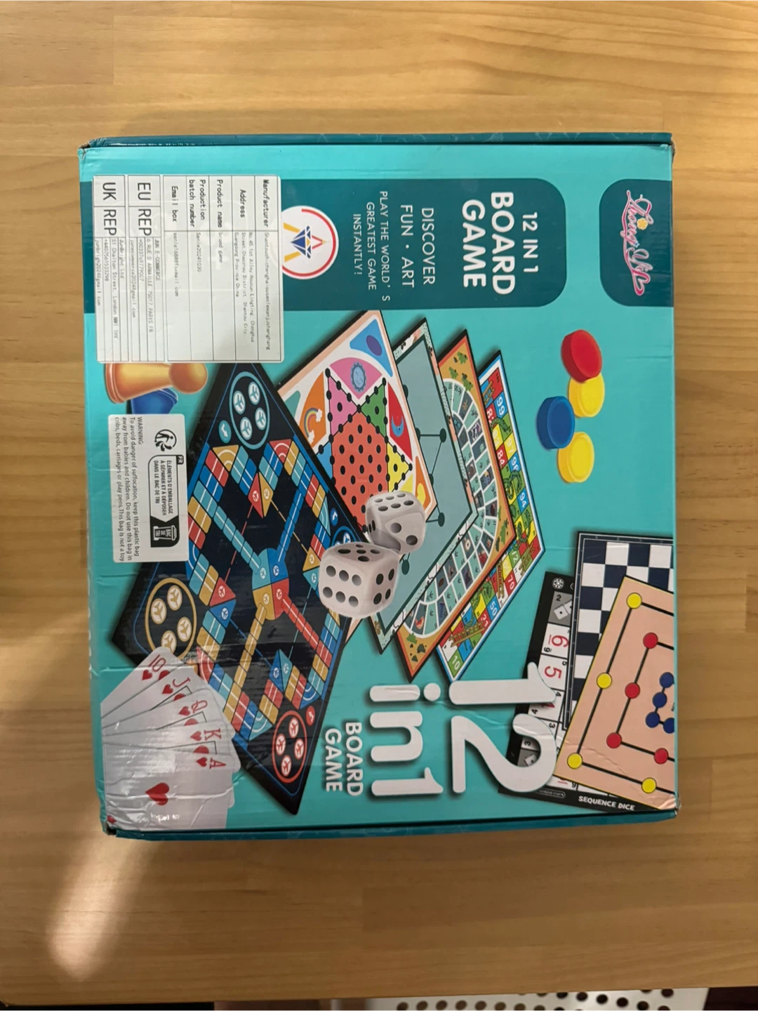 12 in 1 Board Game Set - Fun for All Ages!