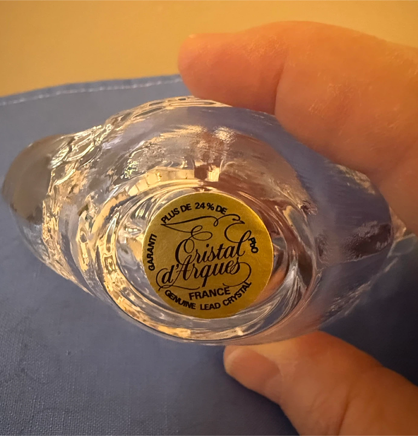 Cristal d’Arques  candle holder - photo 2