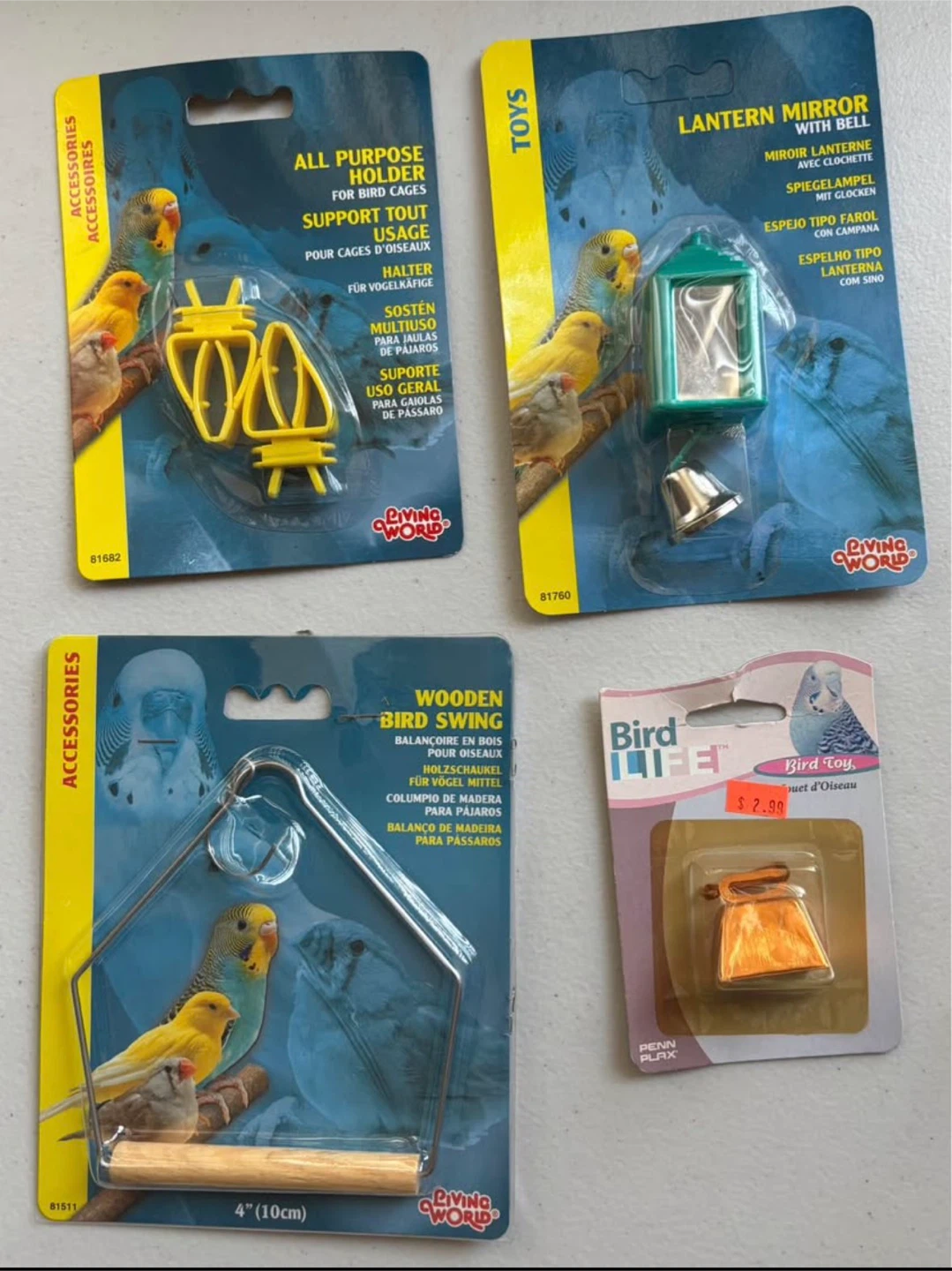 Bird Accessories Lot - Snuggle Hut, Nest, Bath, Toys - photo 3