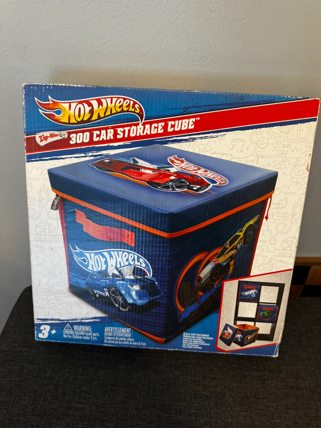 Hot Wheels ZipBin 300 Car Storage Cube
