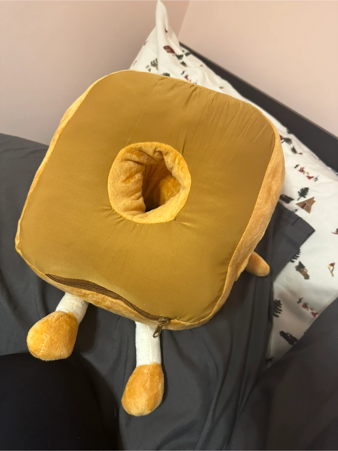 Sandwich Plush (Travel?) Pillow with Arm Holes - photo 3