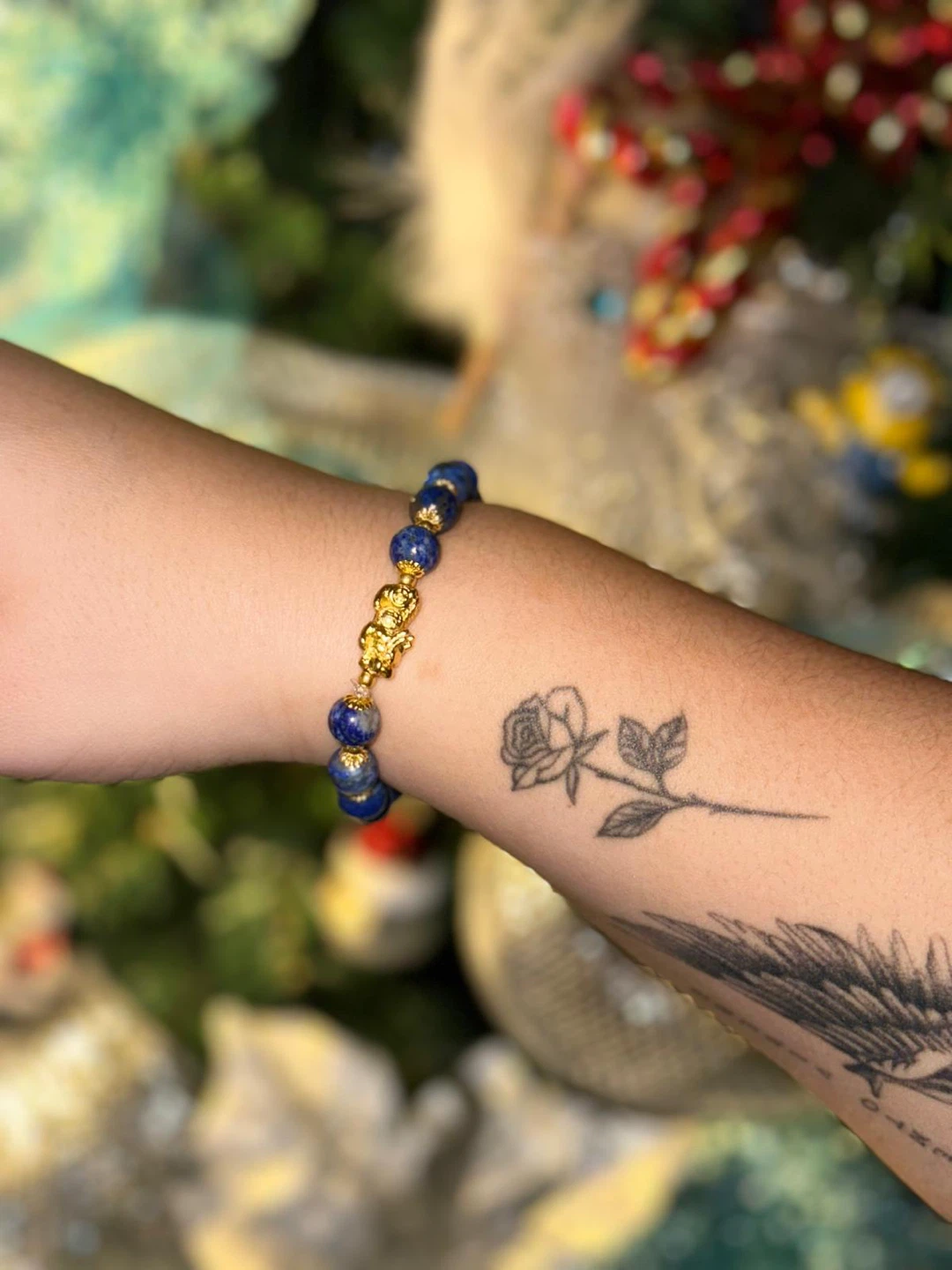 Lapis Lazuli Beaded Bracelet - photo 2