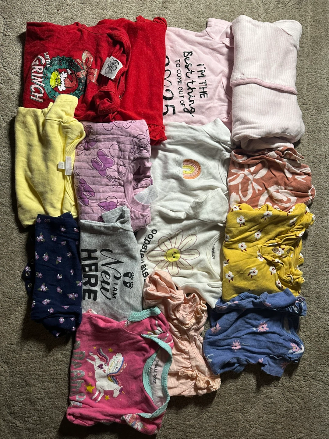 Baby Clothes Bundle - Assorted Sizes & Brands