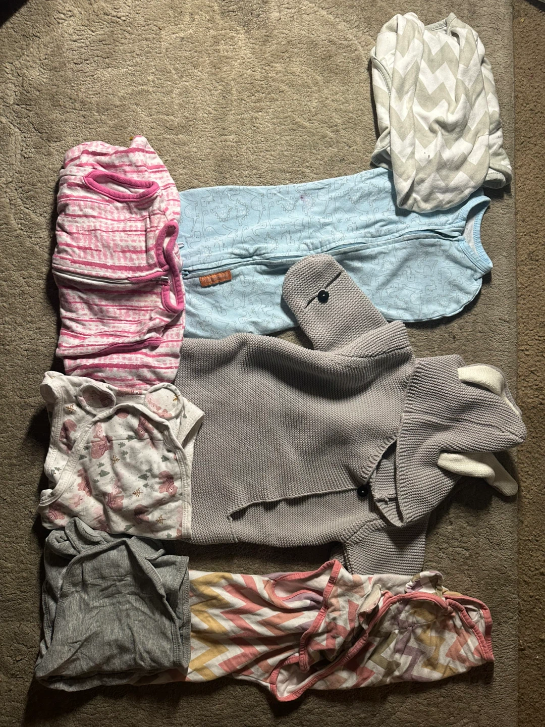 Baby Clothing Bundle - Sleep Sacks, Bodysuits
