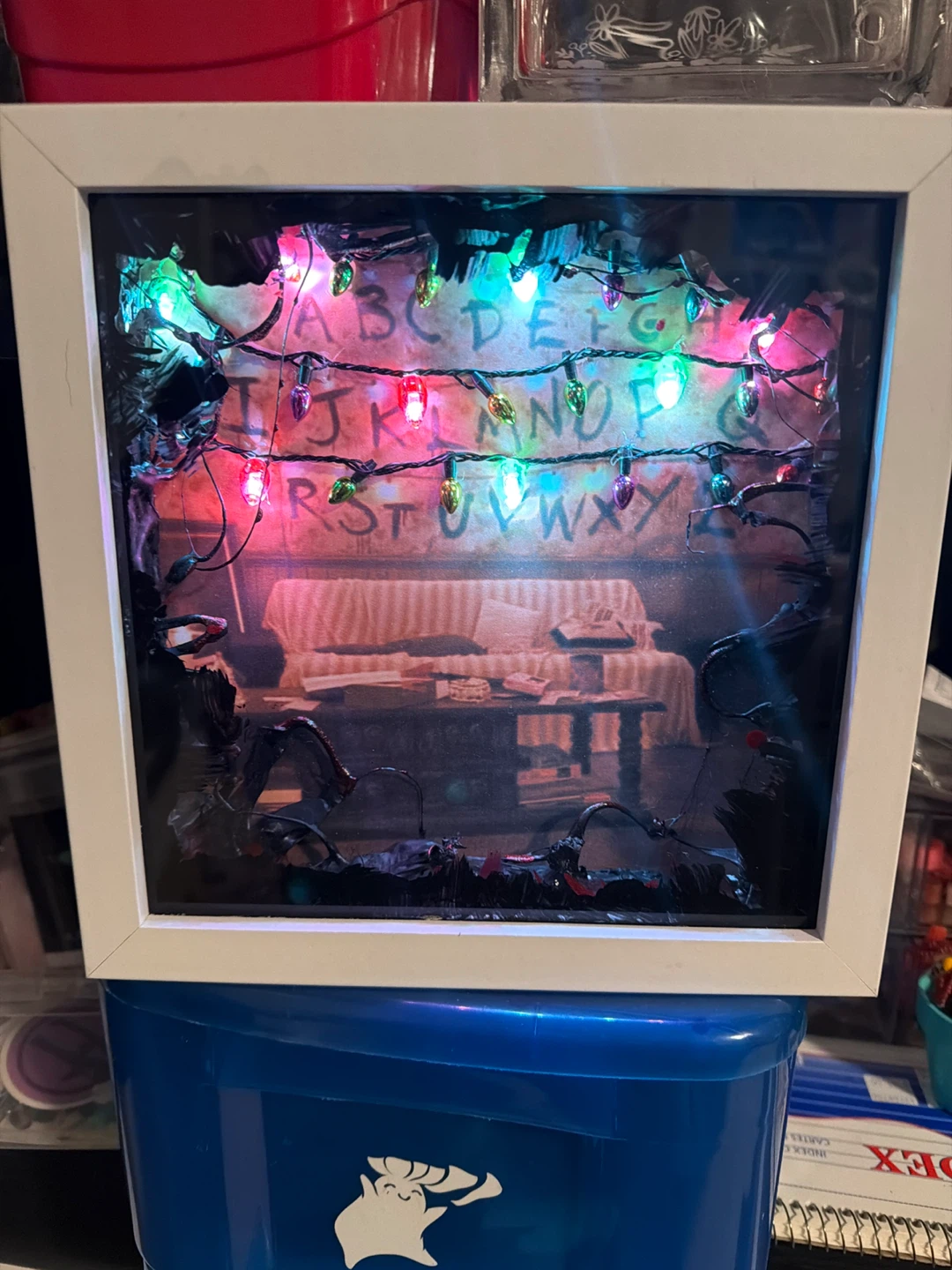 Stranger Things Shadow Box with Lights - photo 2