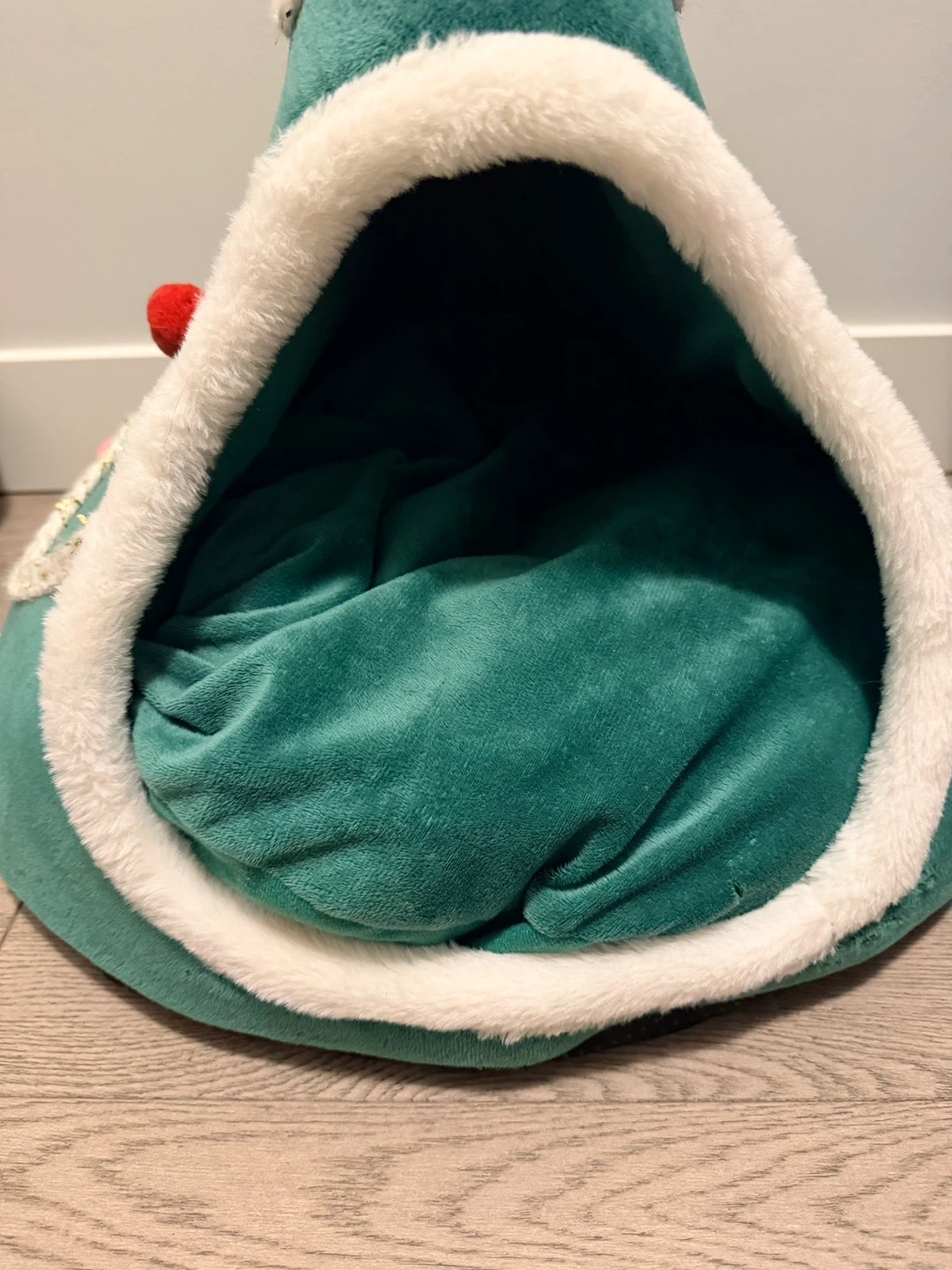 Christmas Tree Cat Bed - Green - photo 2