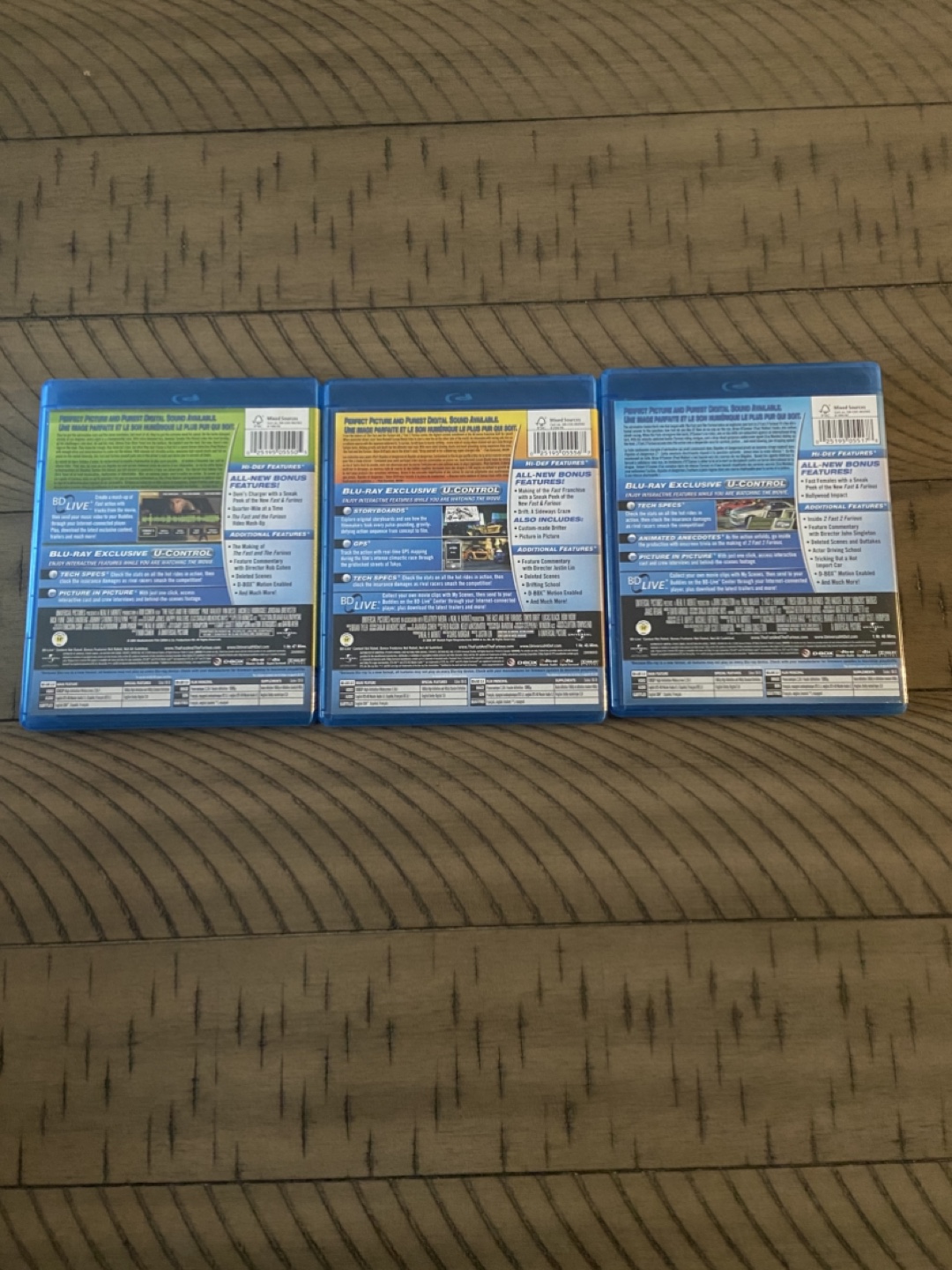 Fast and Furious Trilogy Blu-ray Disc - photo 4