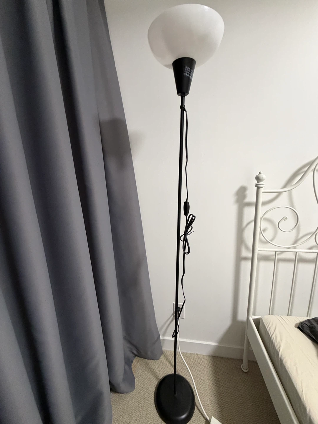 IKEA TÅGARP Floor Uplighter - Black/White