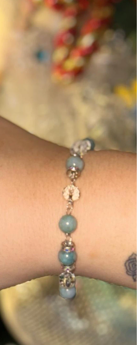 Beaded Bracelet - Blue/Green