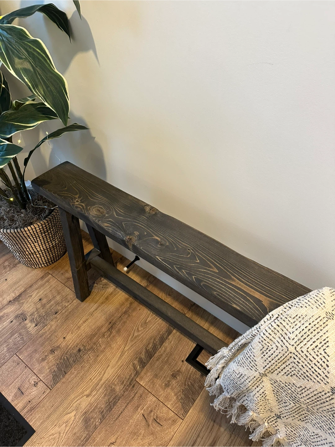 Skinny farmhouse Bench