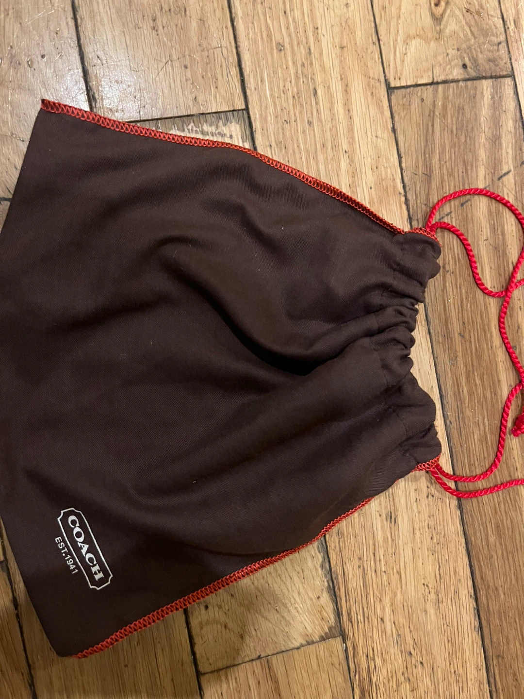 Coach Brown Dust Bag