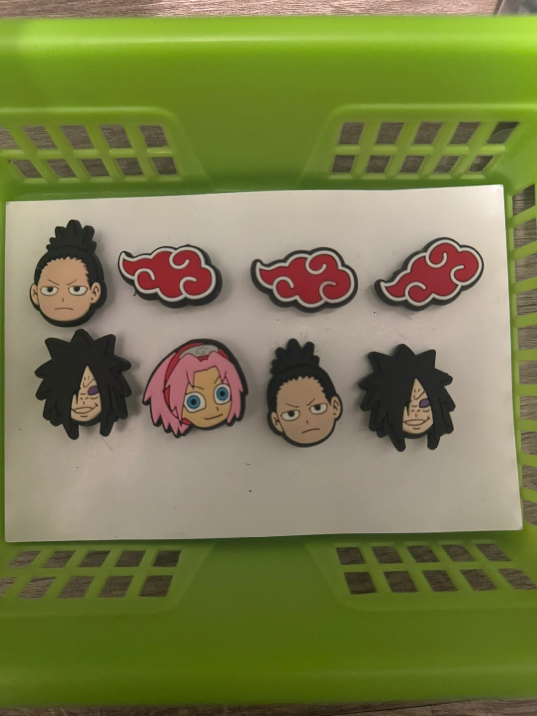 Naruto Jibbitz Shoe Charms - Set of 8