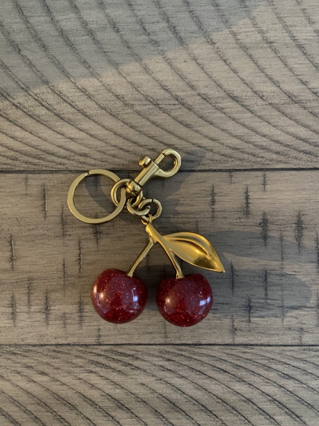 Coach Cherry Keychain