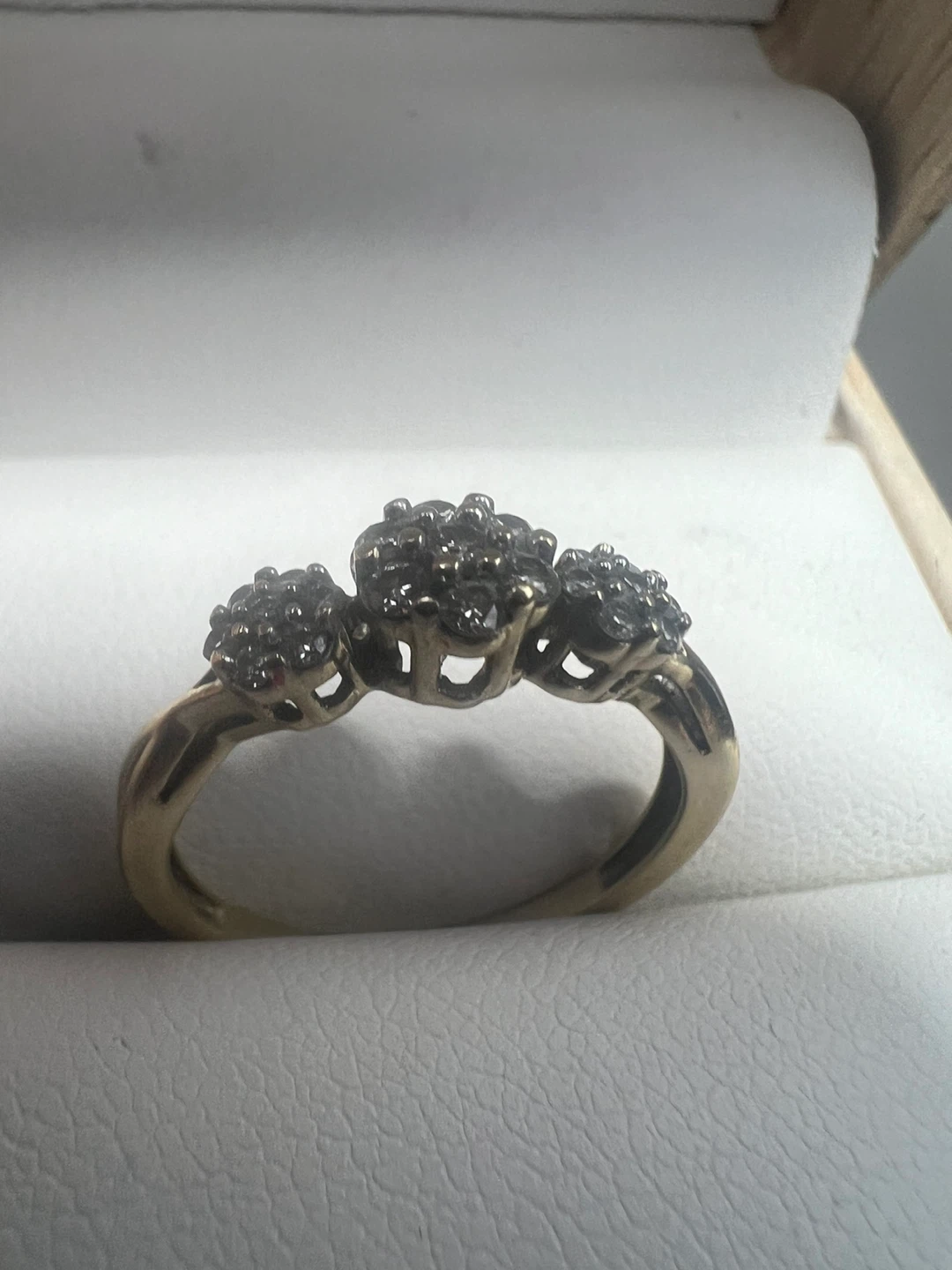 10 k Diamond Cluster Ring - photo 4