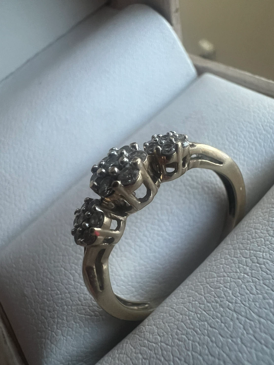 10 k Diamond Cluster Ring - photo 3