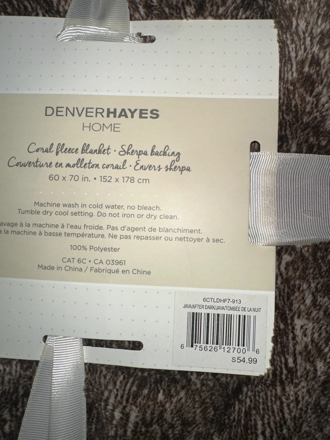 Denver Hayes Coral Fleece Blanket - NEW - photo 5