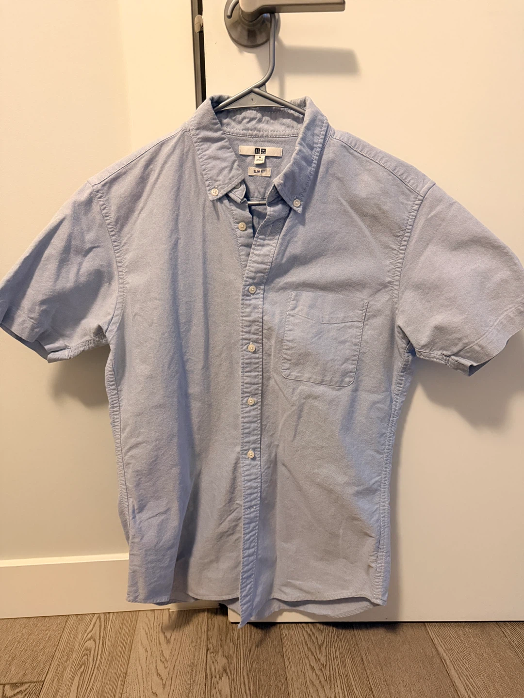 Uniqlo Oxford Short Sleeve Shirt - Size M