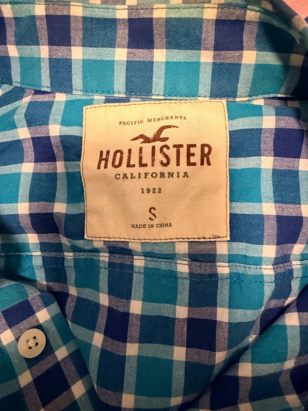 Hollister Plaid Button-Down Shirt - Size S - photo 3
