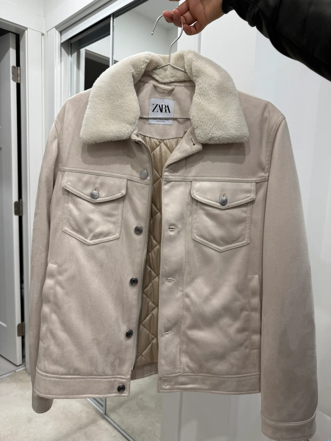 Men suede jacket