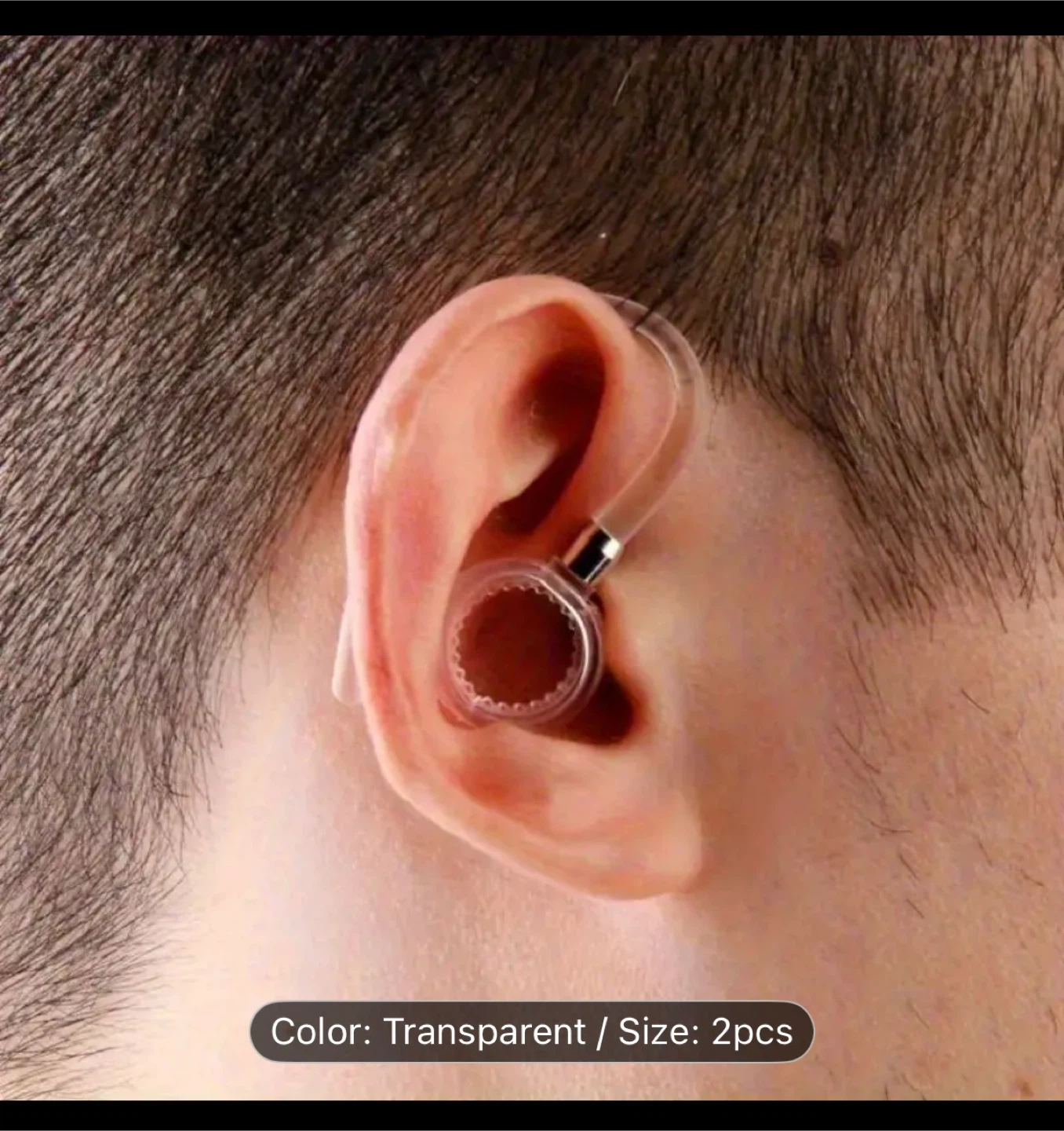 2pcs Ear Clip Holder for Wireless Earphones - Transparent - photo 5