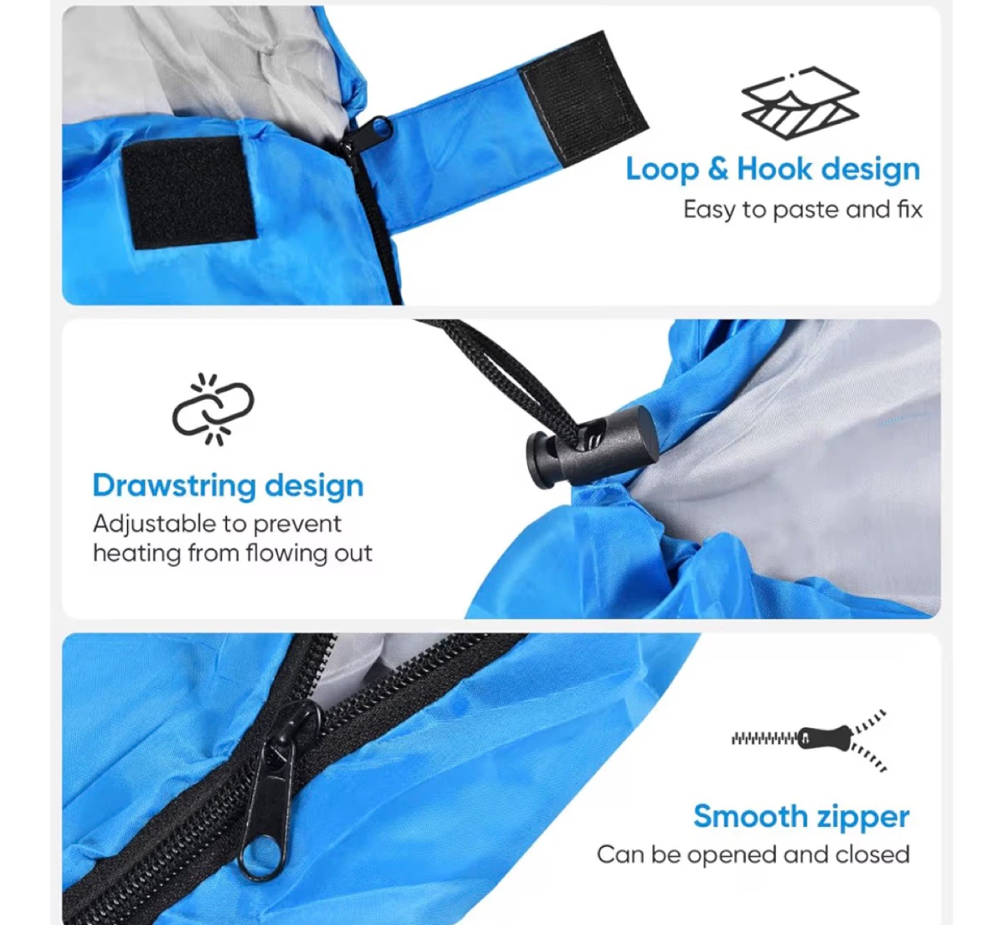 OBTANIM Camping Sleeping Bag - PINK - photo 4