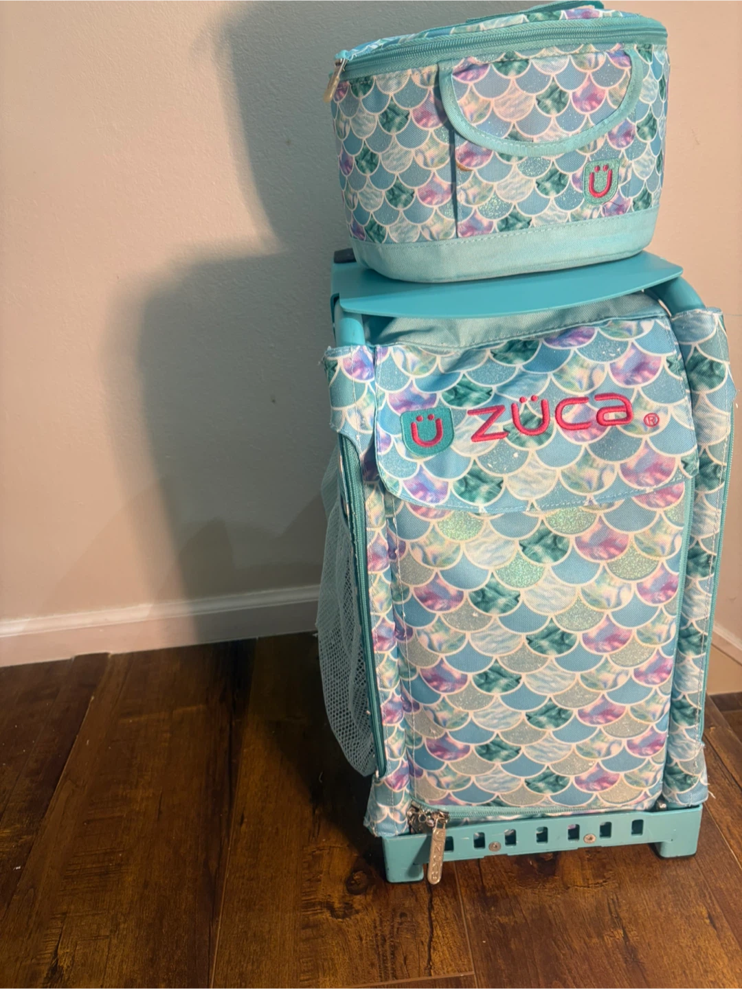 Zuca Rolling Backpack & Lunchbox - Mermaid Dreams - photo 3