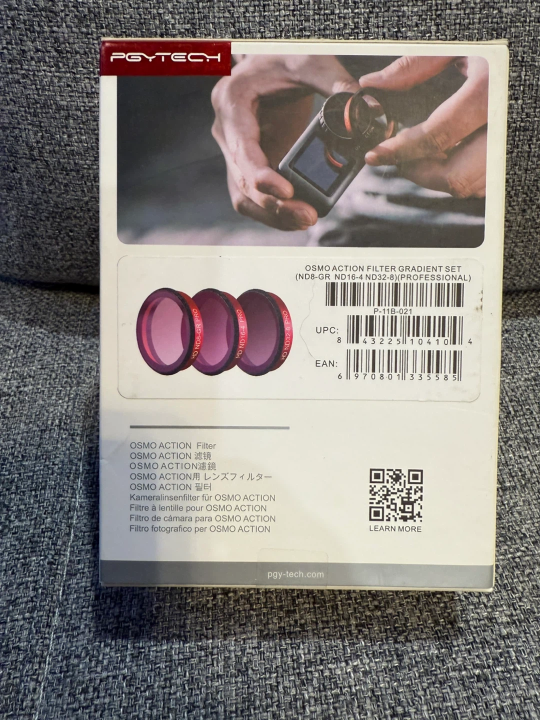 PGYTECH Osmo Action Filter Gradient Set - photo 4