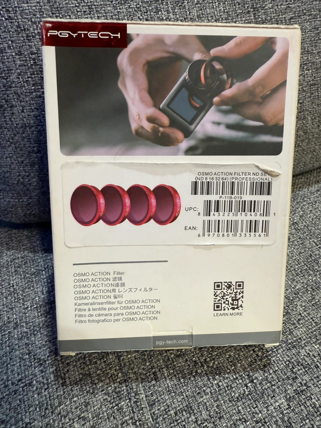 PGYTECH Osmo Action Filter Gradient Set - photo 2