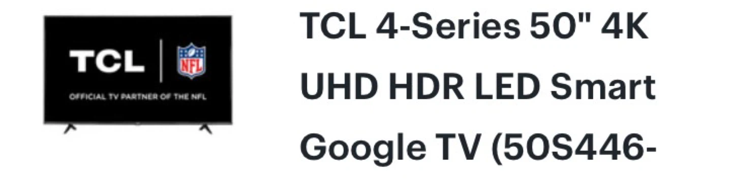 TCL 50 inch 4 series Smart Google TV (4K UHD HDR LED) - photo 2