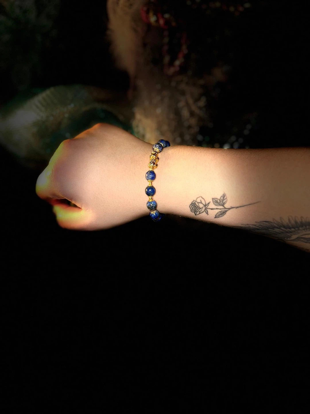 Blue Beaded Bracelet - photo 3