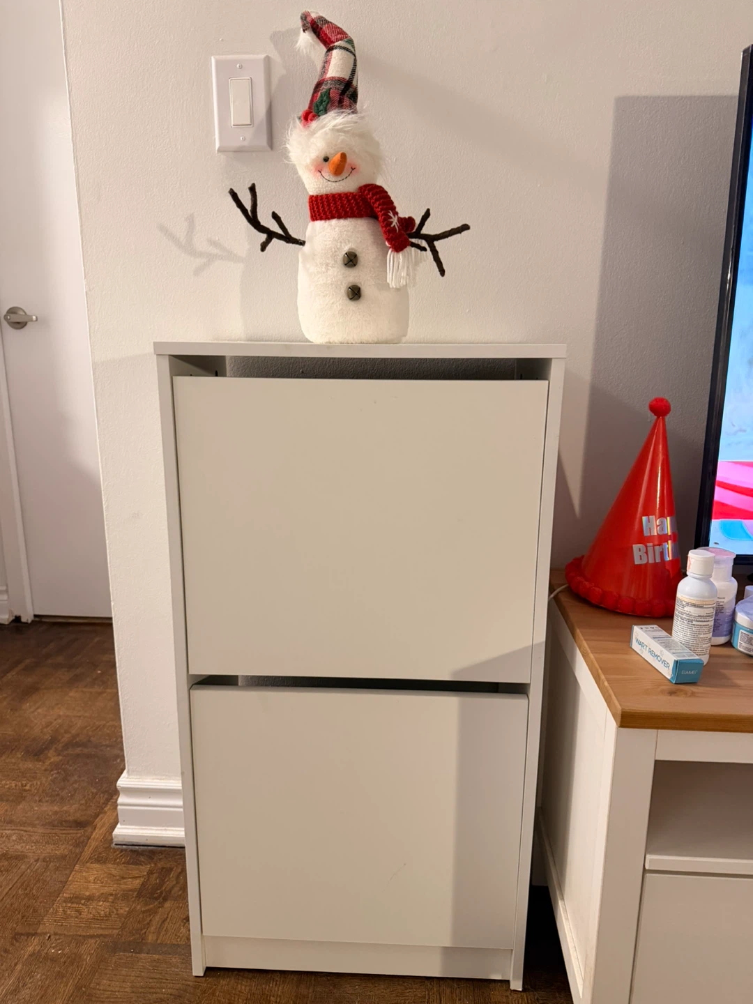 IKEA Hemnes Shoe Cabinet - White